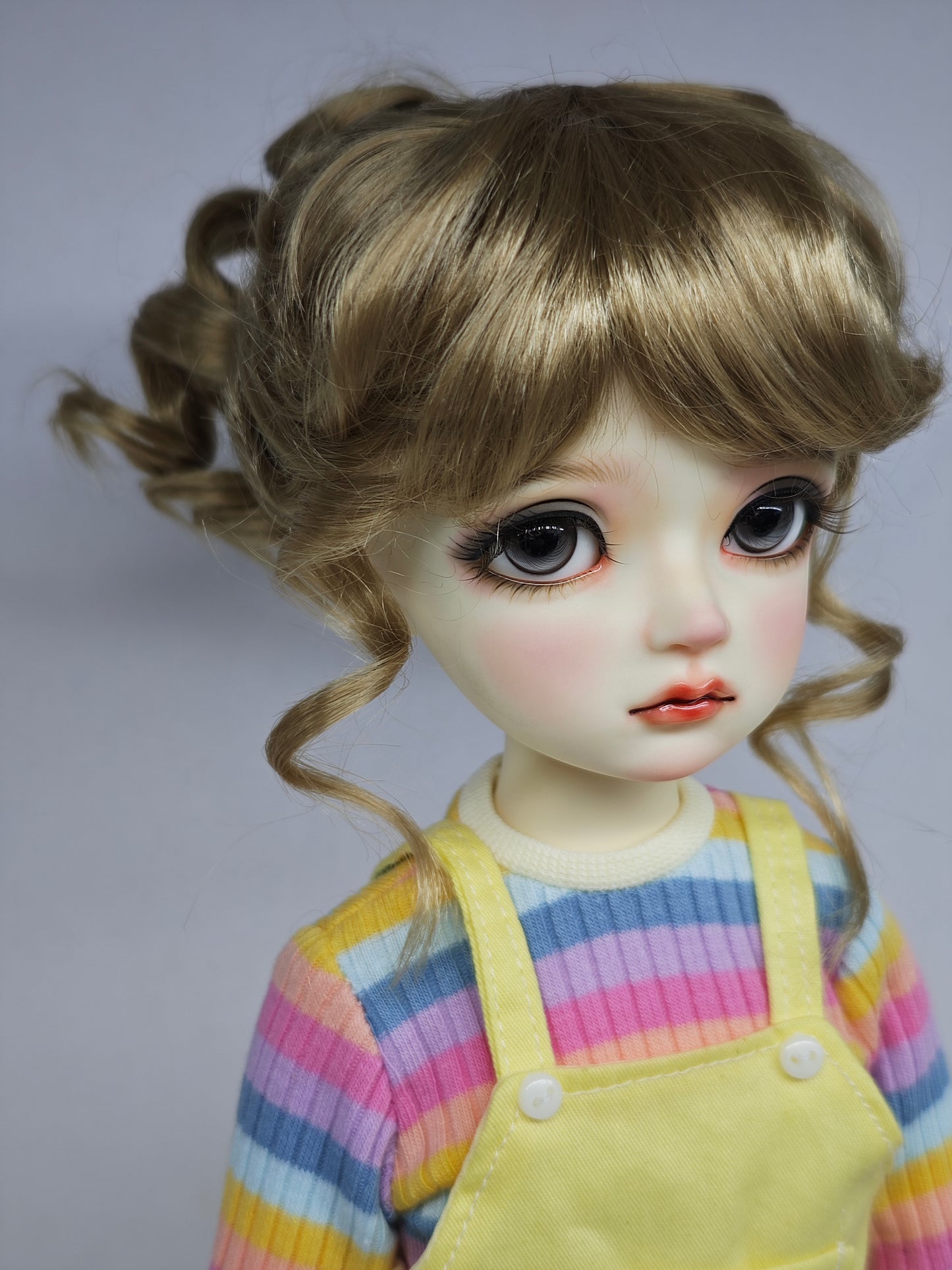 1/4 girl doll Alice super kid version with makeup, wig and dress