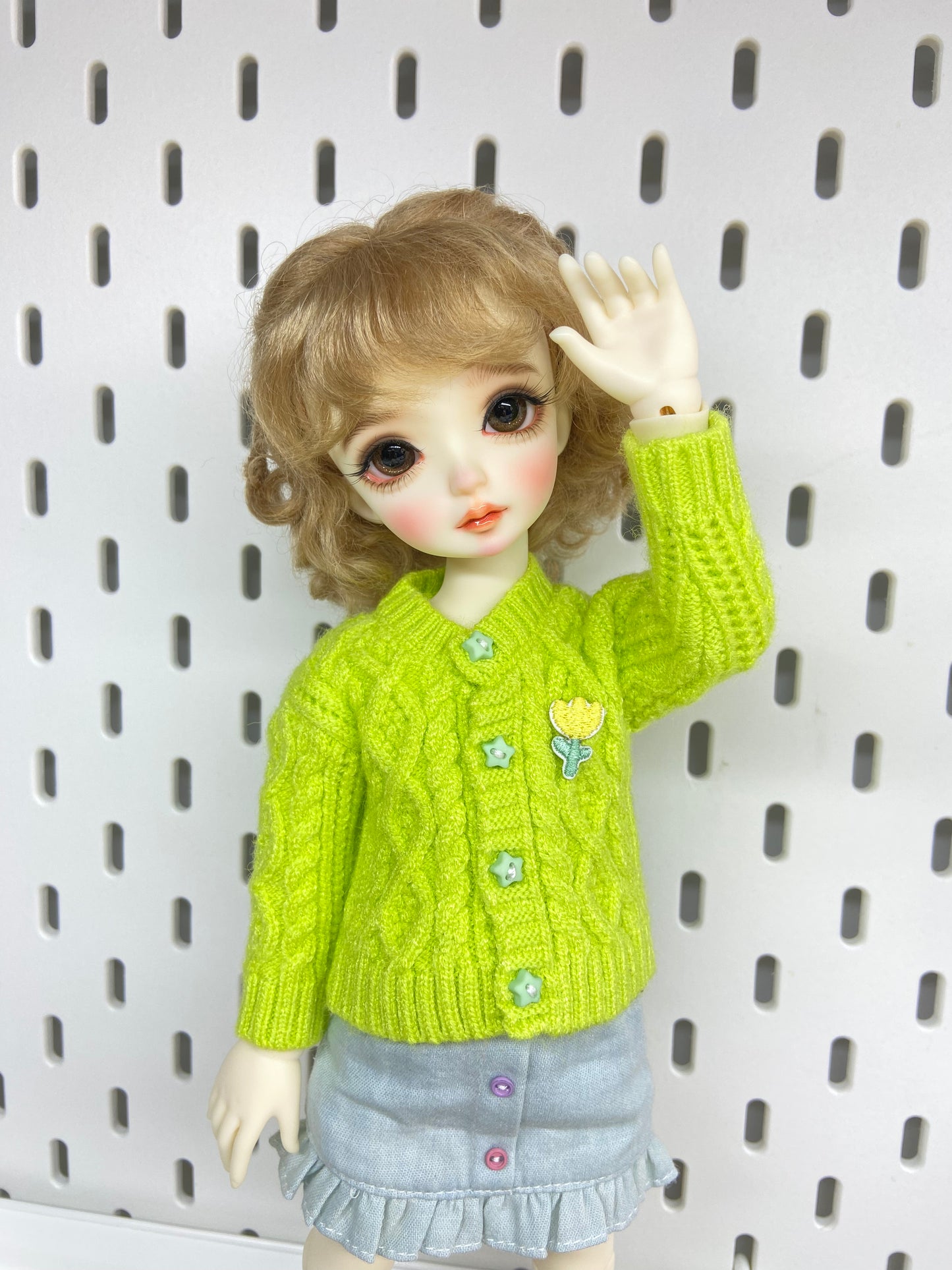 1/6 bjd doll Anna in normal skin with shown items