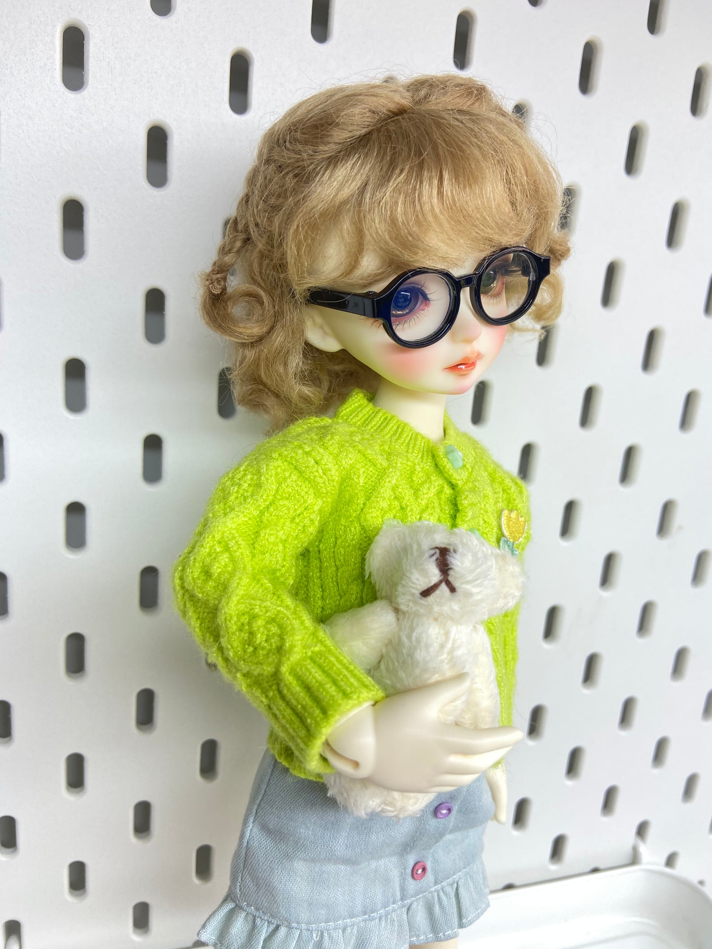 1/6 bjd doll Anna in normal skin with shown items