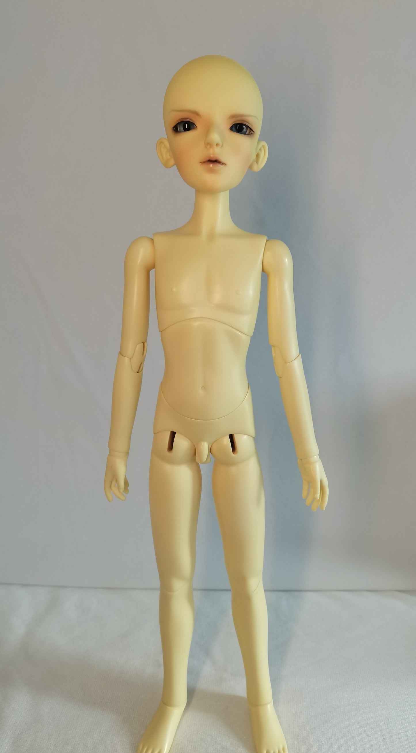 1/4 boy doll blank doll with makeup and extra free head