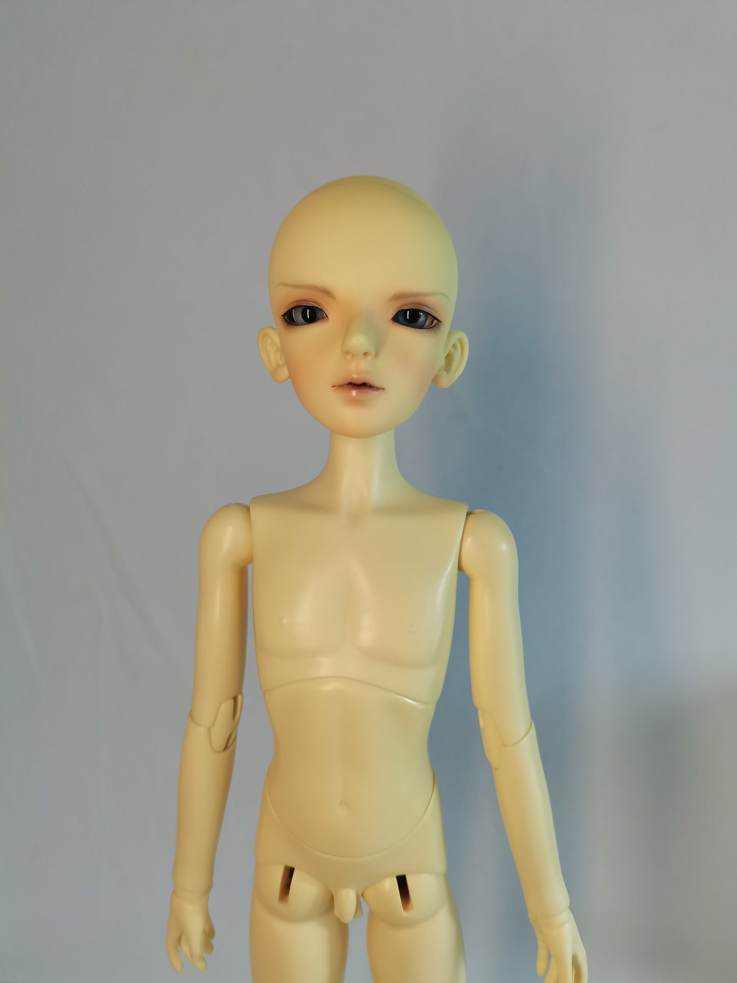 1/4 boy doll blank doll with makeup and extra free head