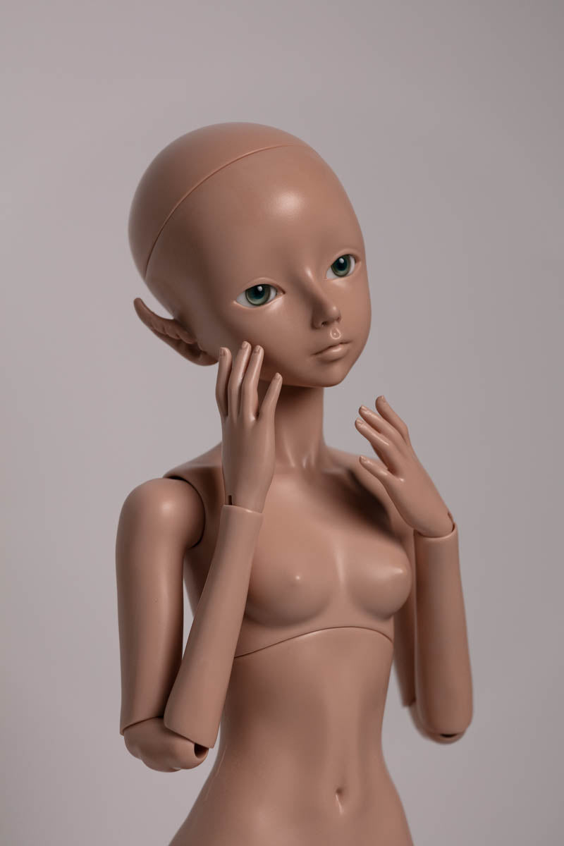 🌟1/4 girl doll Elaine in light tan skin, gift carry bag