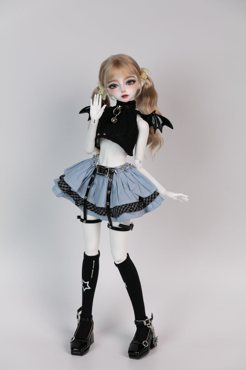 1/4 girl doll Elaine in white skin with fullset human version