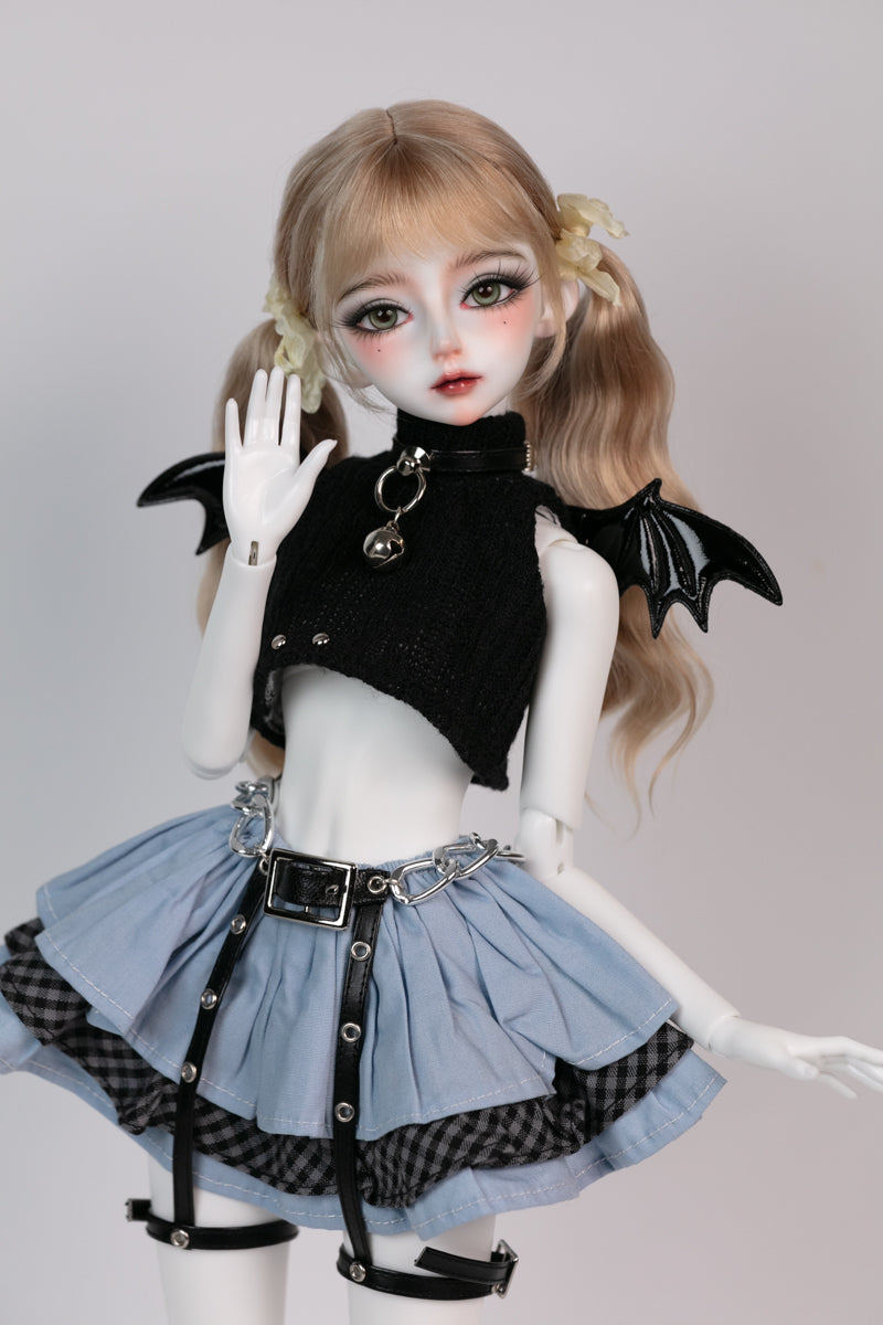 1/4 girl doll Elaine in white skin with fullset human version
