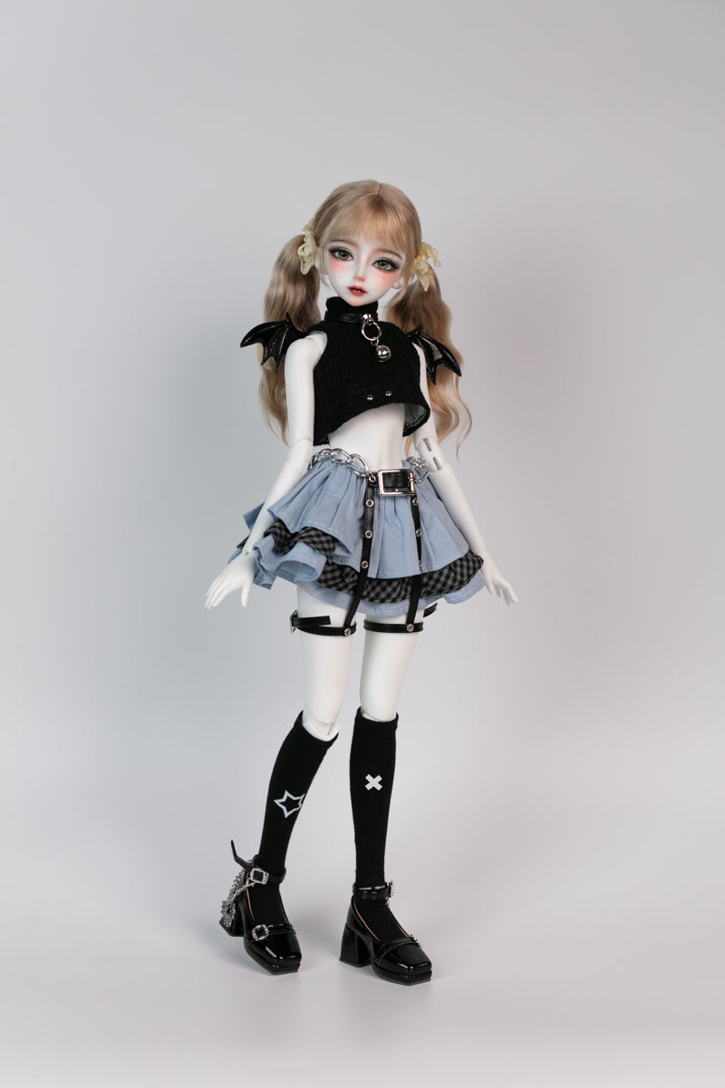 1/4 girl doll Elaine in white skin with fullset human version