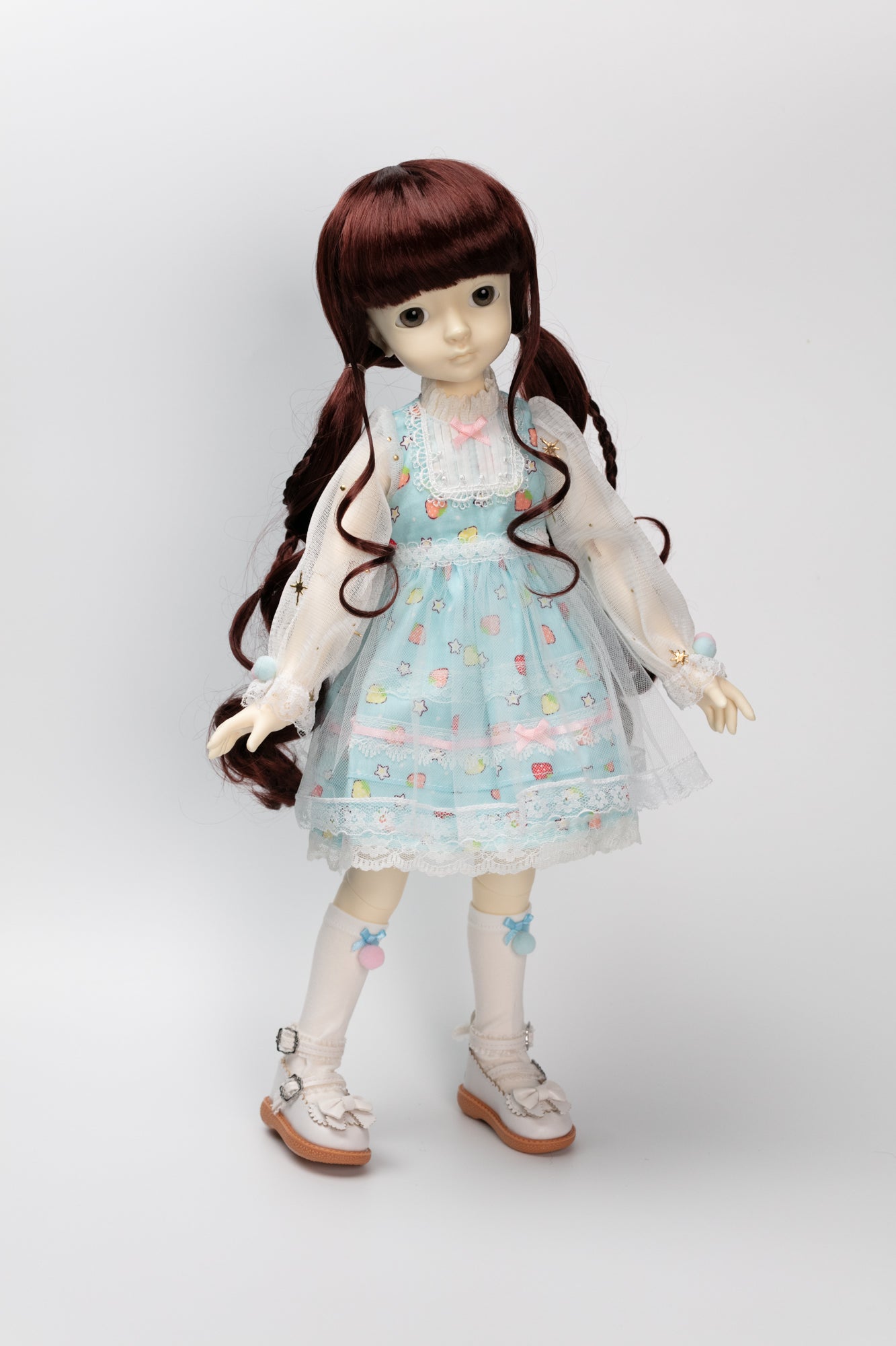 Fullset 1/4 girl doll Gloria super kid version no makeup