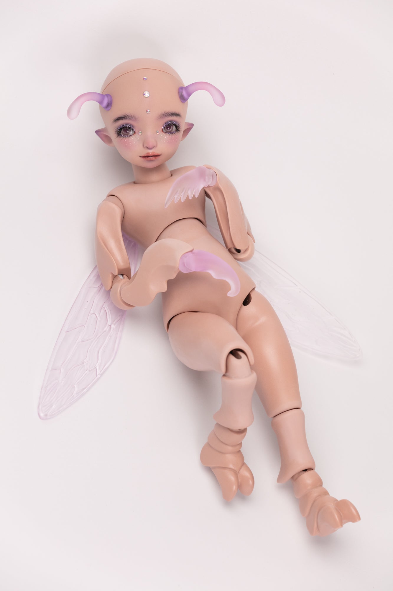 1/6 doll Jadite in purple skin with faceup