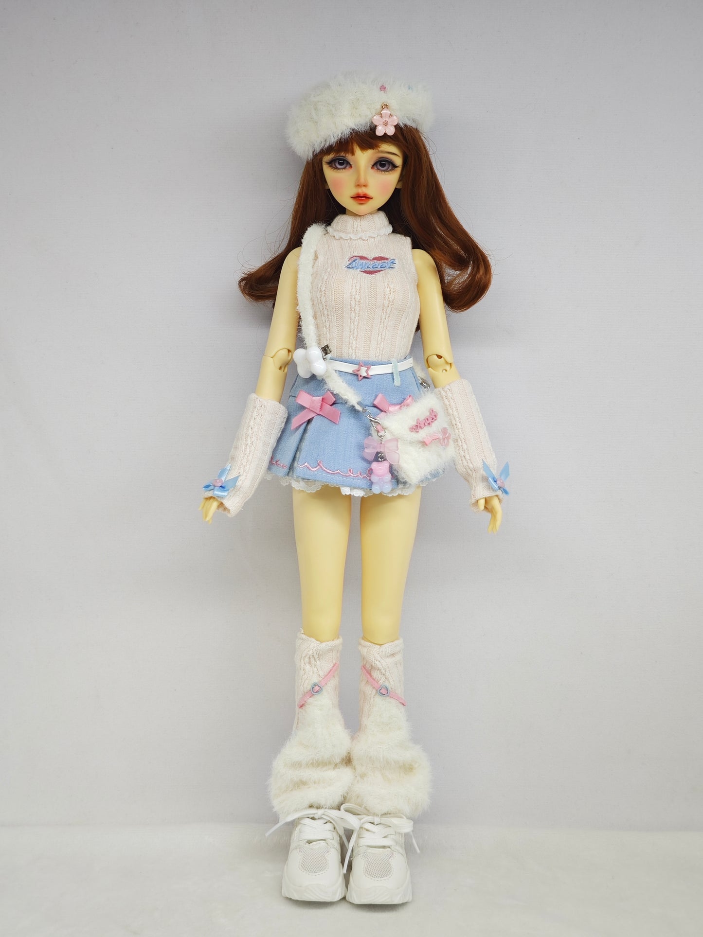 1/4 girl doll Elaine in normal skin with fullset