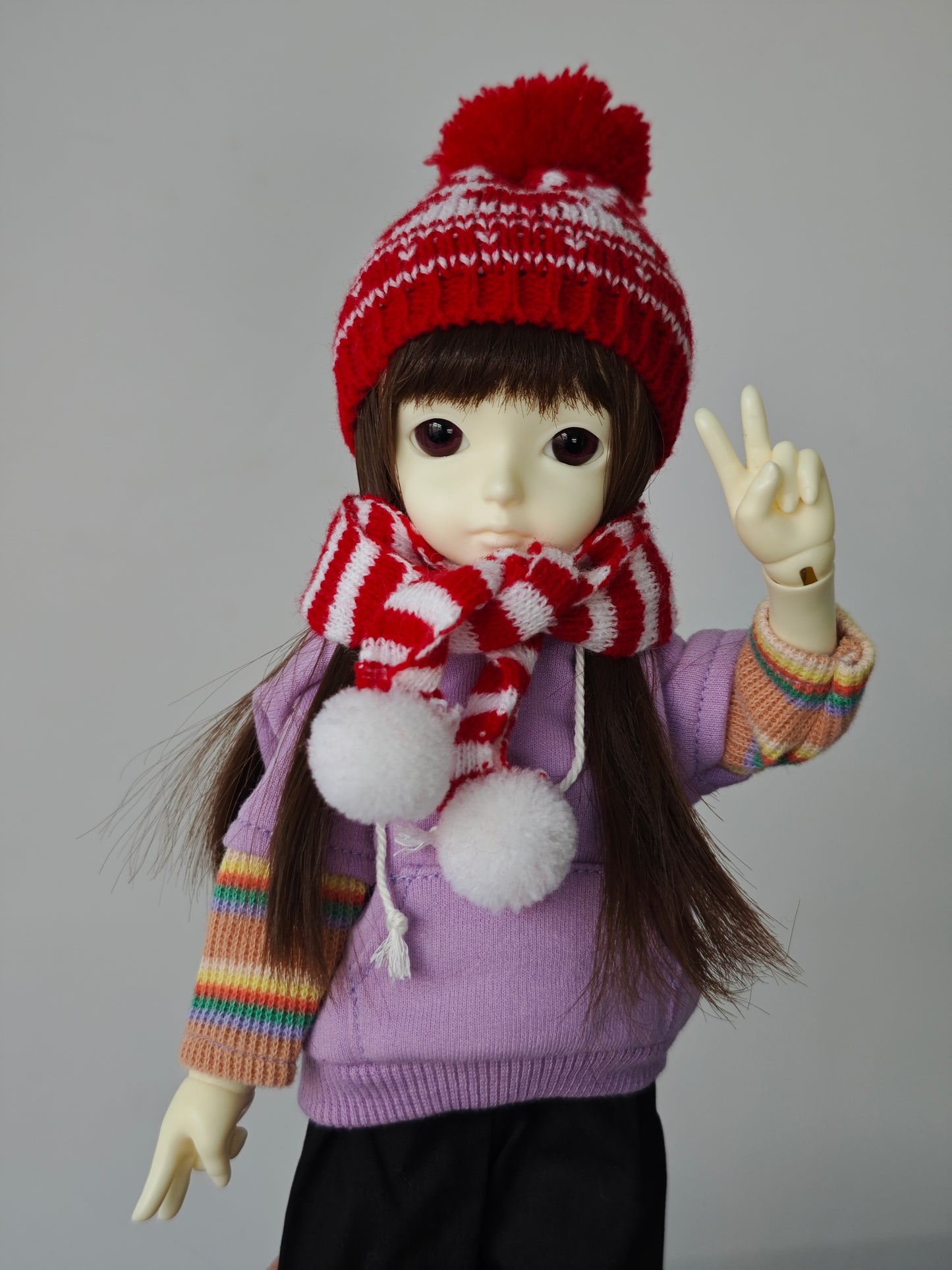 1/6 26cm girl doll Anna in white skin with fullset