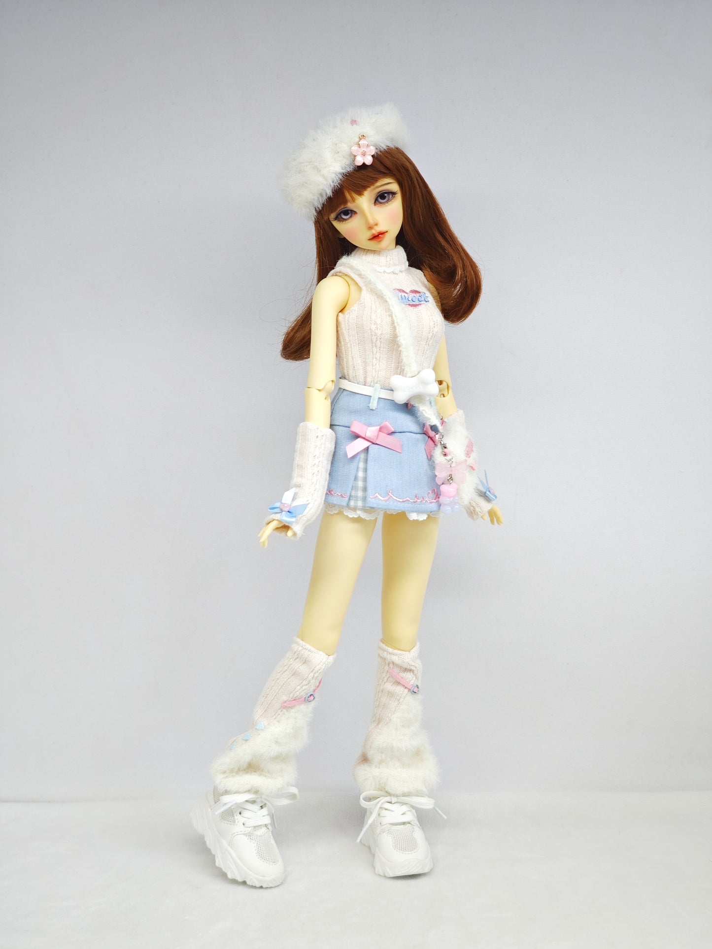 1/4 girl doll Elaine in normal skin with fullset