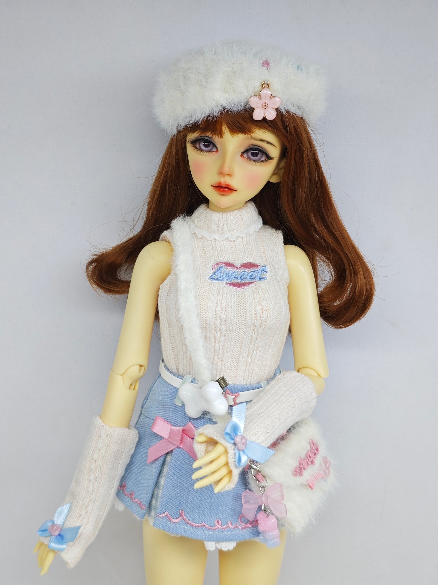 1/4 girl doll Elaine in normal skin with fullset