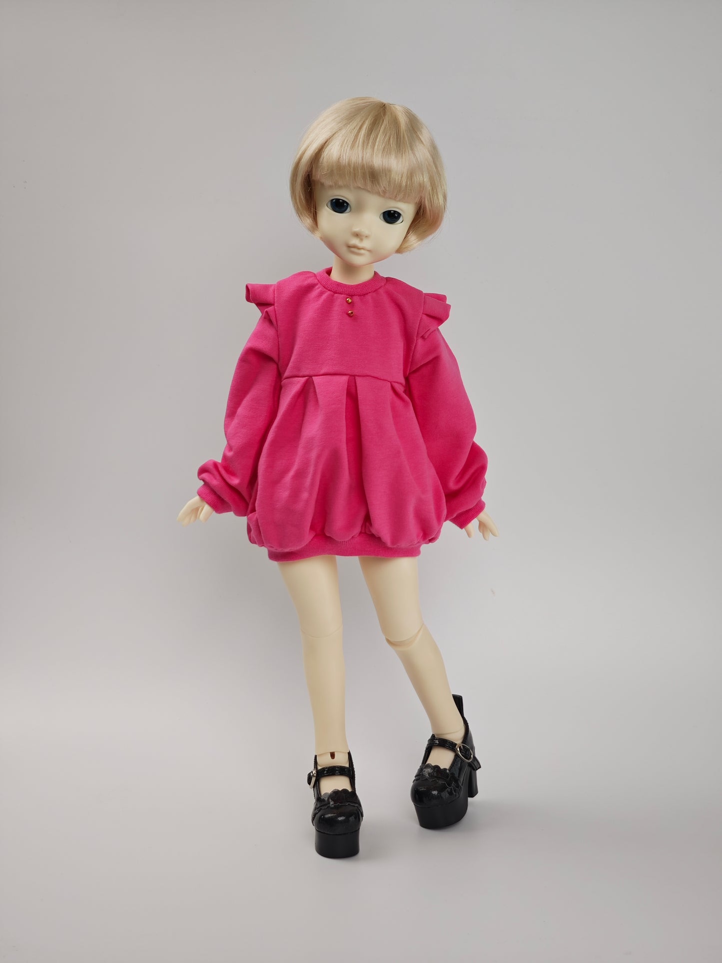 1/4 girl doll Gloria super kid version no makeup with wig and dress