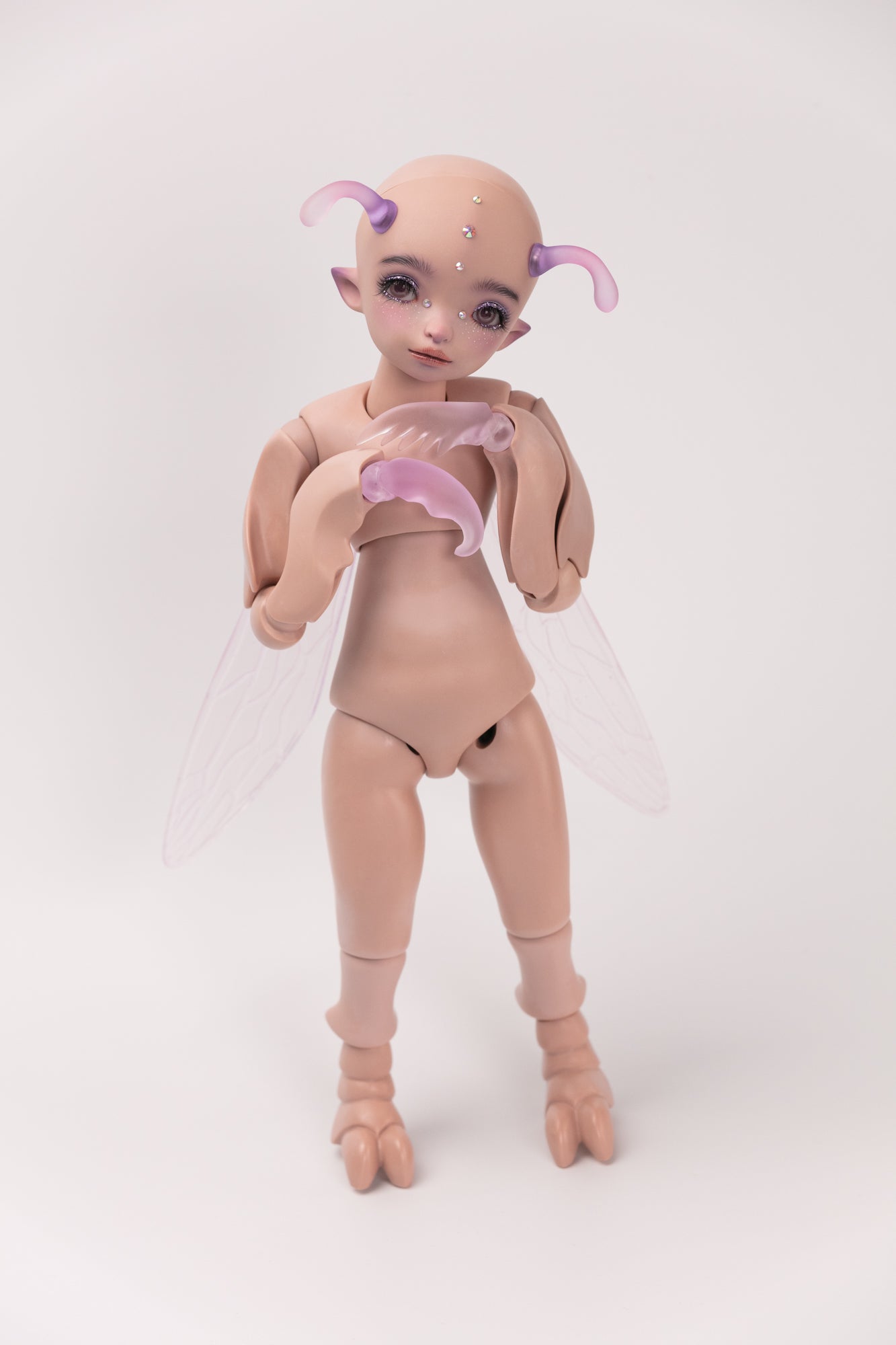 1/6 doll Jadite in purple skin with faceup