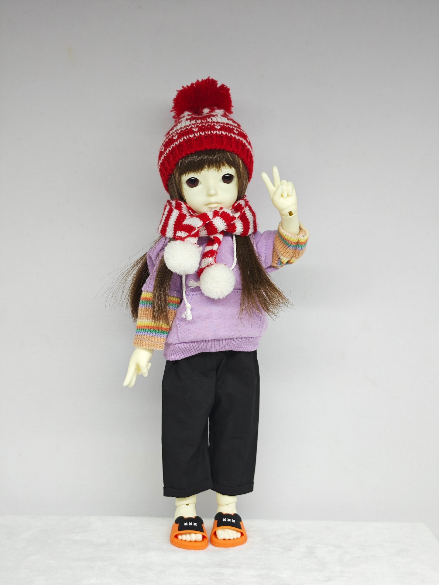 1/6 26cm girl doll Anna in white skin with fullset