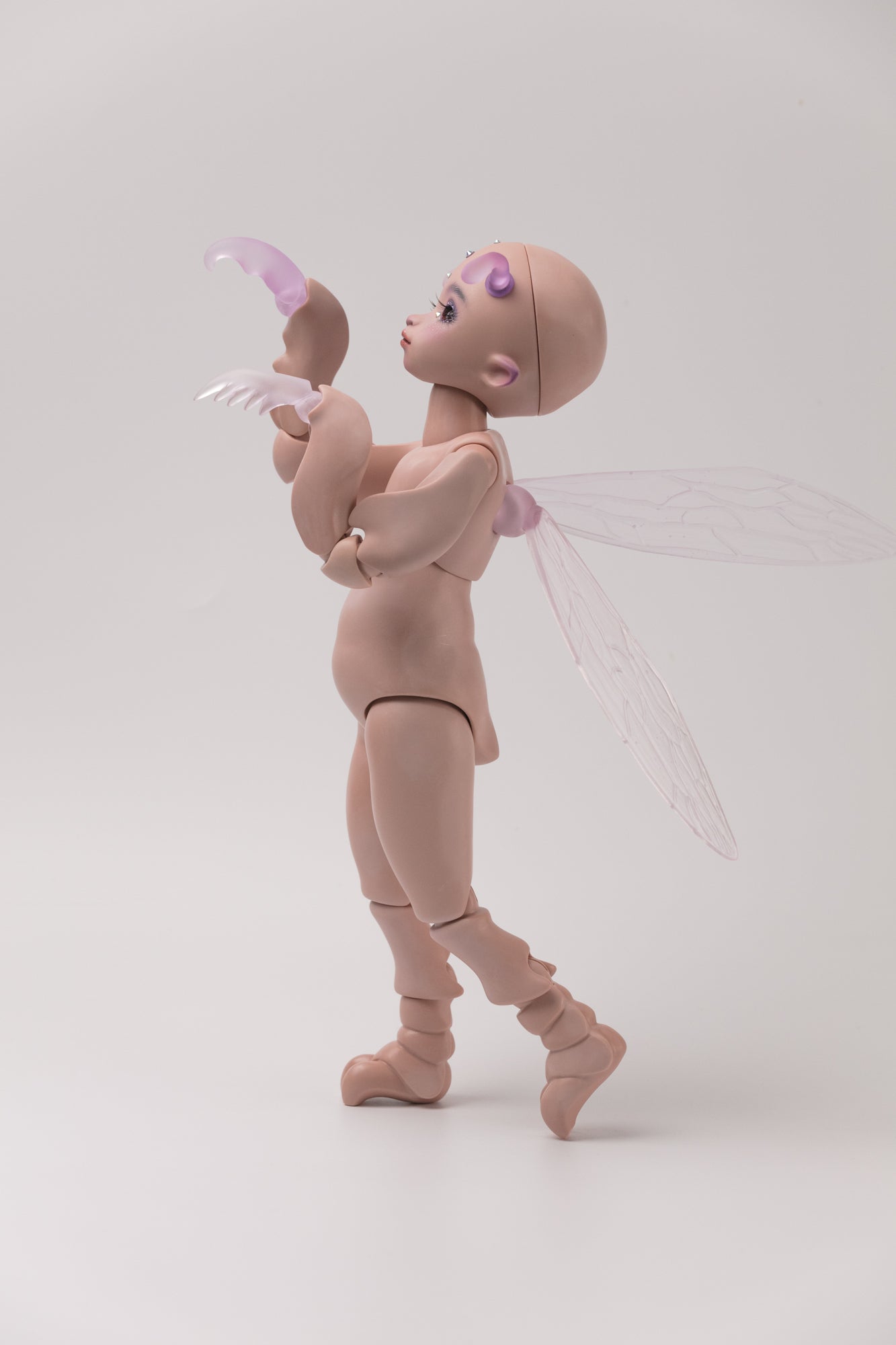 1/6 doll Jadite in purple skin with faceup