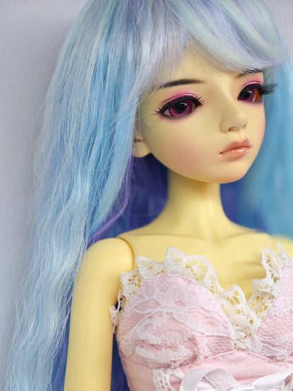 1/4 girl doll Jessica in yellow skin with makeup fullset