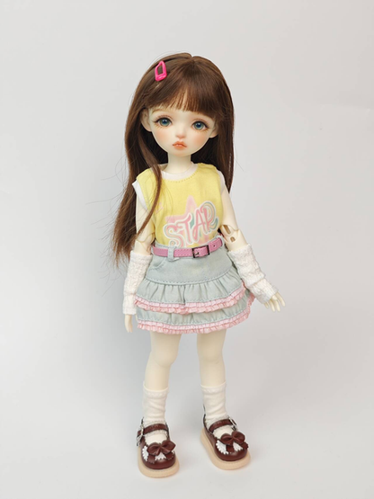 1/6 girl doll Meng Meng in normal skin with fullset