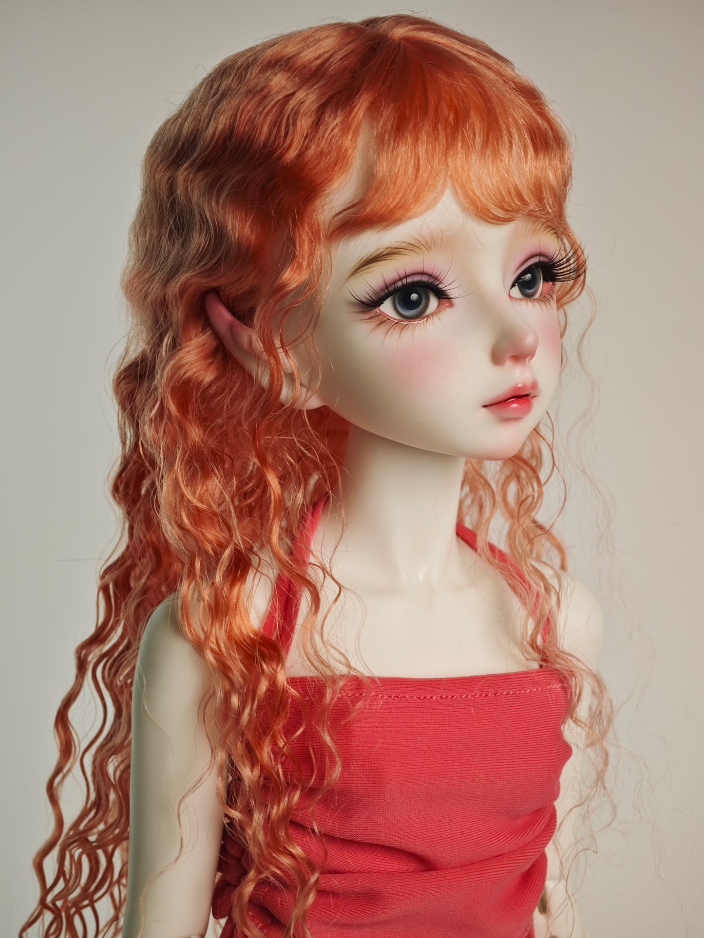 1/4 girl doll Elaine in white skin with fullset elf version