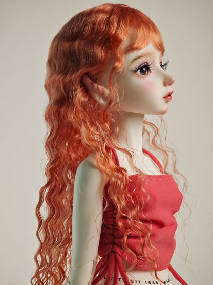 1/4 girl doll Elaine in white skin with fullset elf version