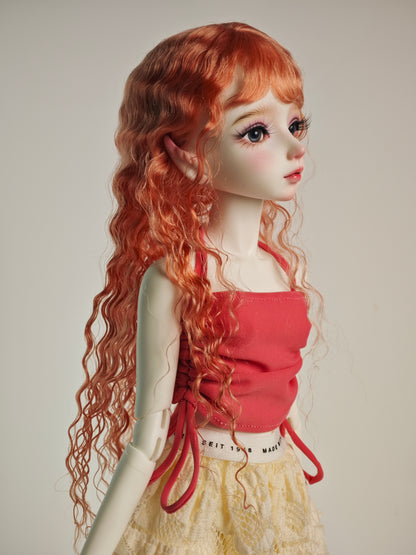 1/4 girl doll Elaine in white skin with fullset elf version