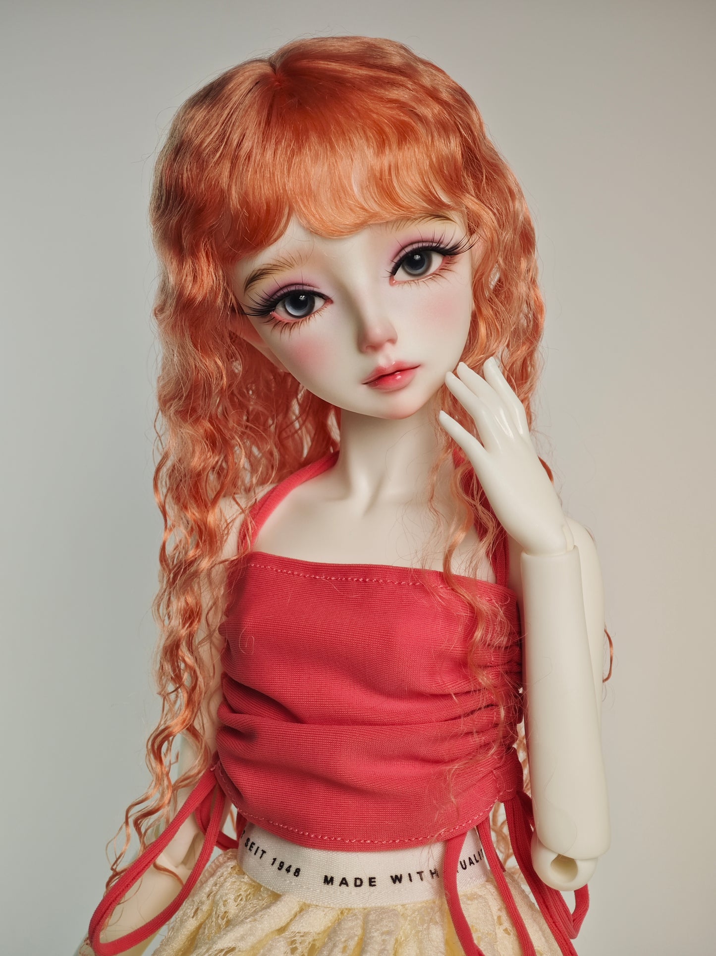 1/4 girl doll Elaine in white skin with fullset elf version