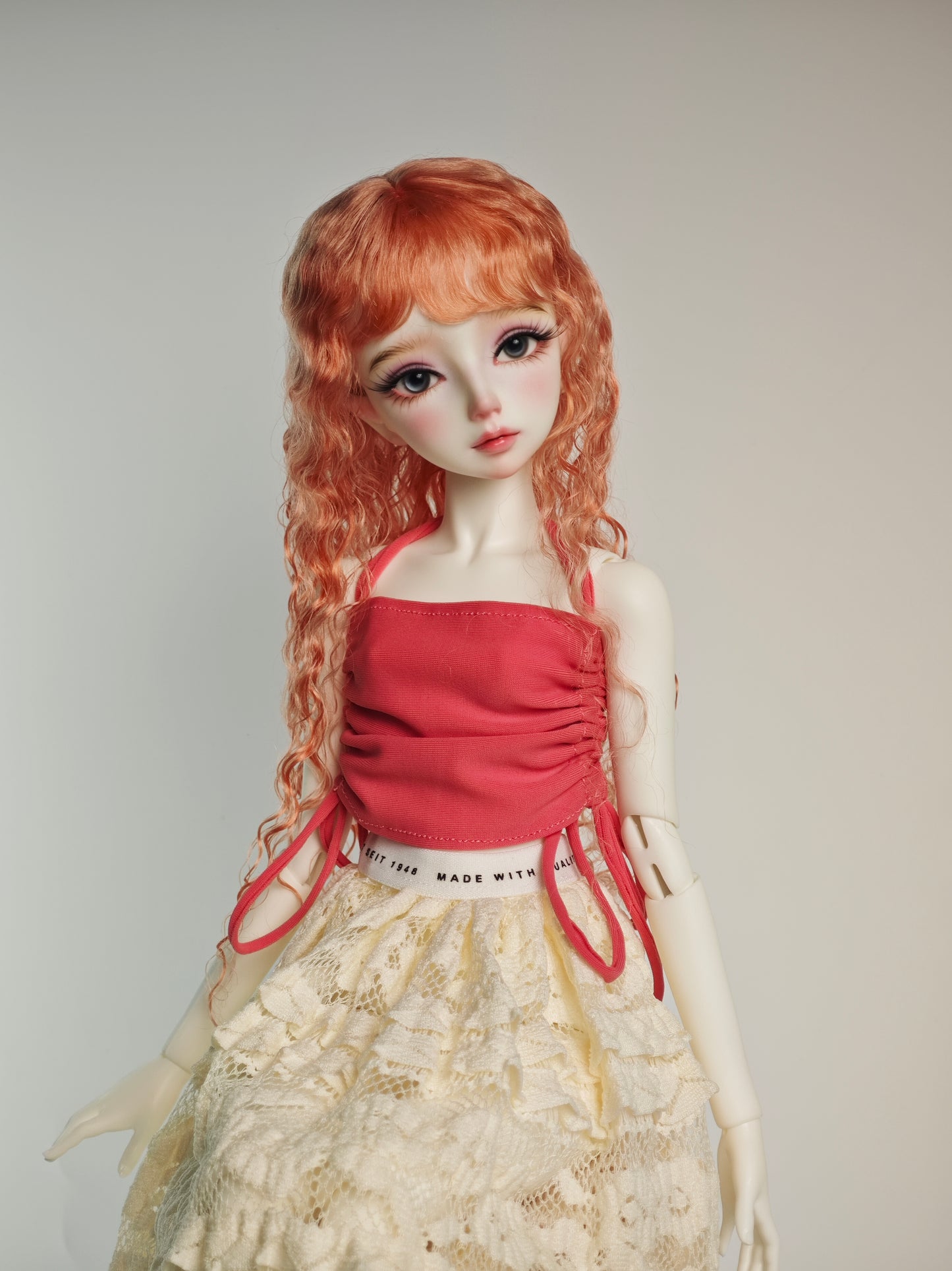 1/4 girl doll Elaine in white skin with fullset elf version