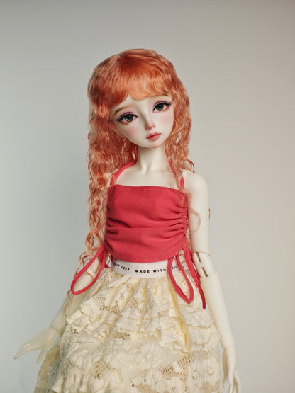1/4 girl doll Elaine in white skin with fullset elf version