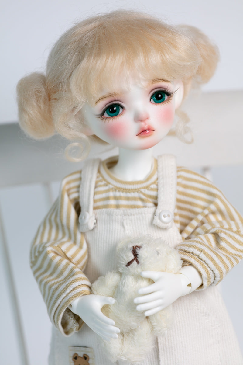 Fullset 1/6 girl doll Meng Meng in white skin