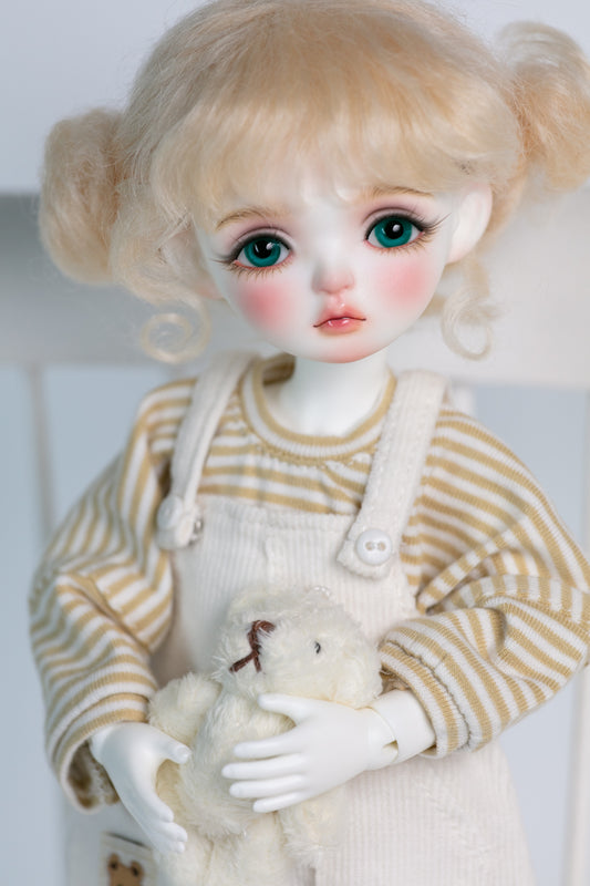 Fullset 1/6 girl doll Meng Meng in white skin