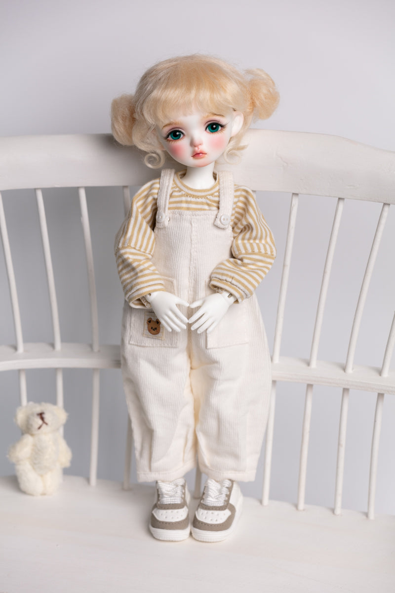 Fullset 1/6 girl doll Meng Meng in white skin