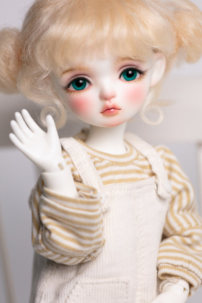 Fullset 1/6 girl doll Meng Meng in white skin