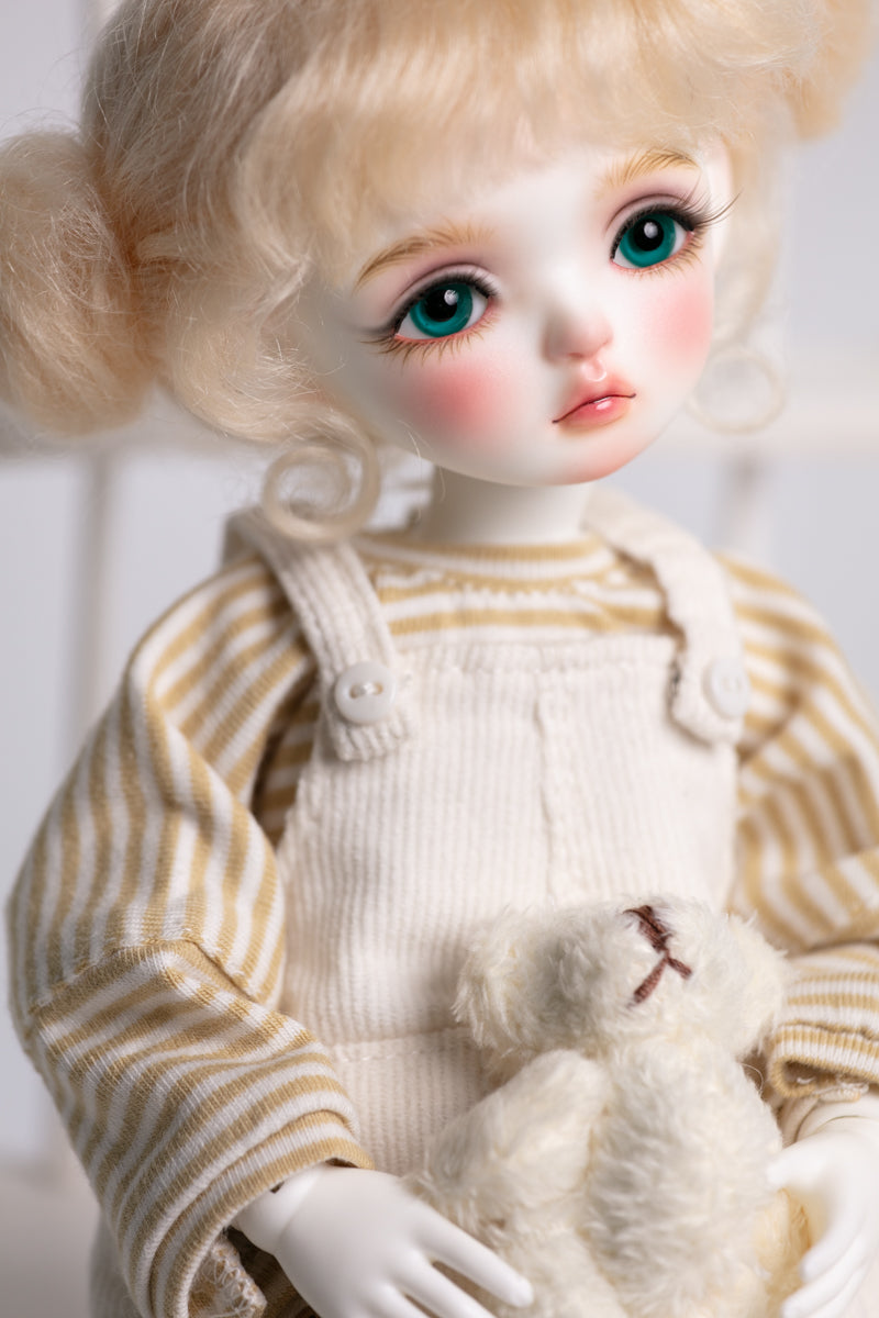 Fullset 1/6 girl doll Meng Meng in white skin