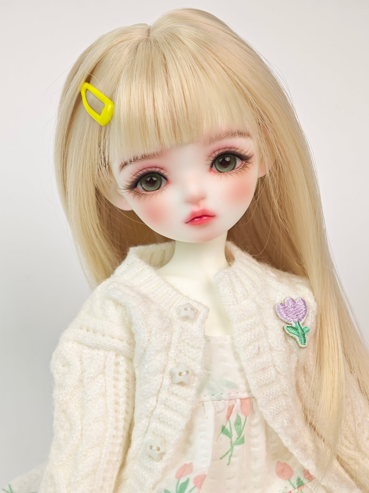 1/6 girl doll Meng Meng in white skin with fullset
