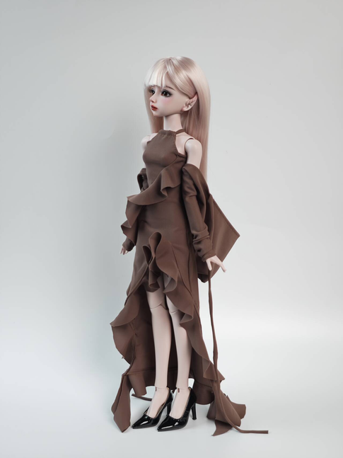 Elaine 1/4 BJD Doll – light purple Skin Fullset, In Stock
