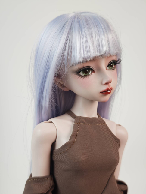 1/4 BJD Elaine in light purple Skin FullSet – Ready to Ship