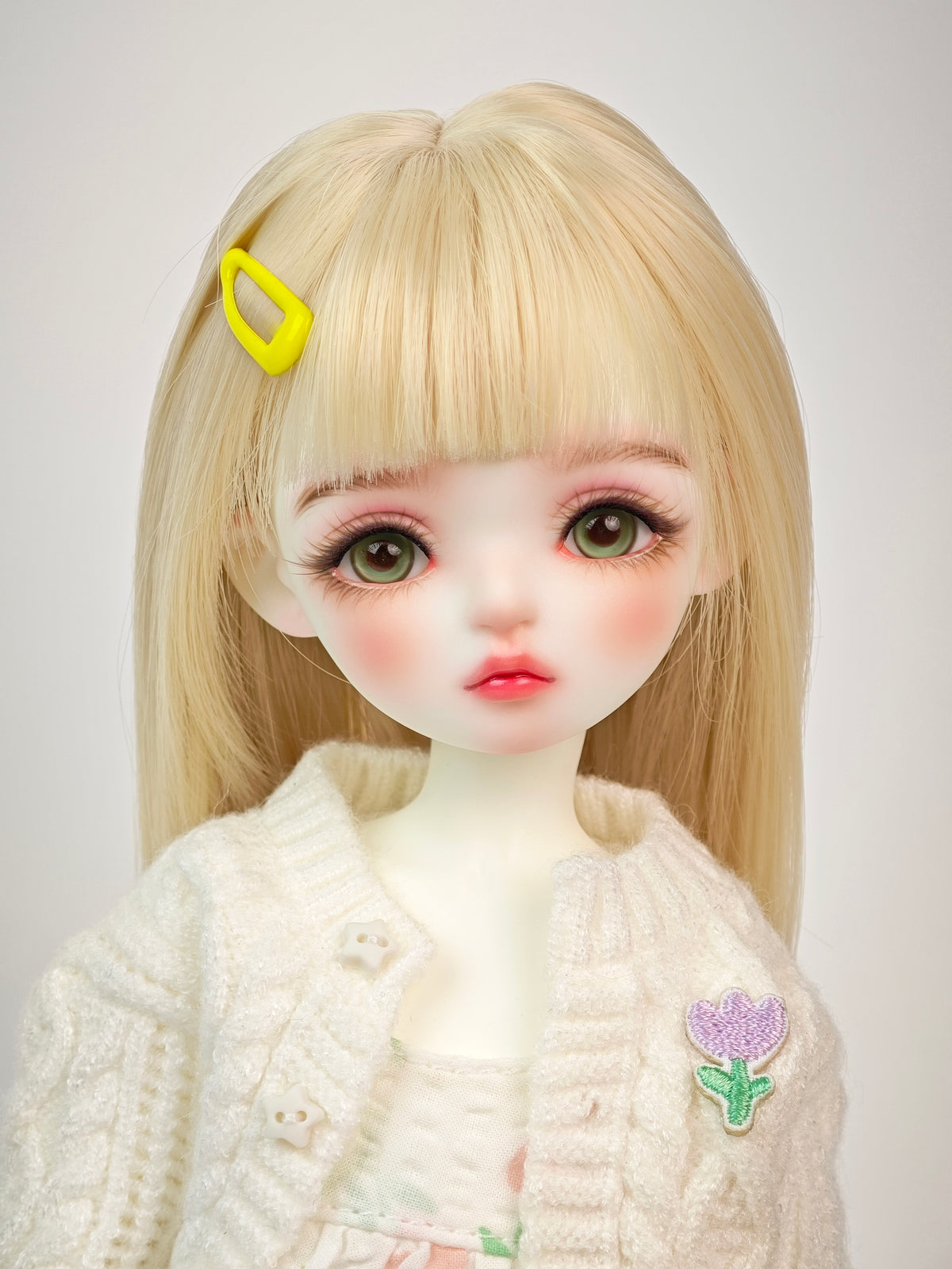 1/6 girl doll Meng Meng in white skin with fullset