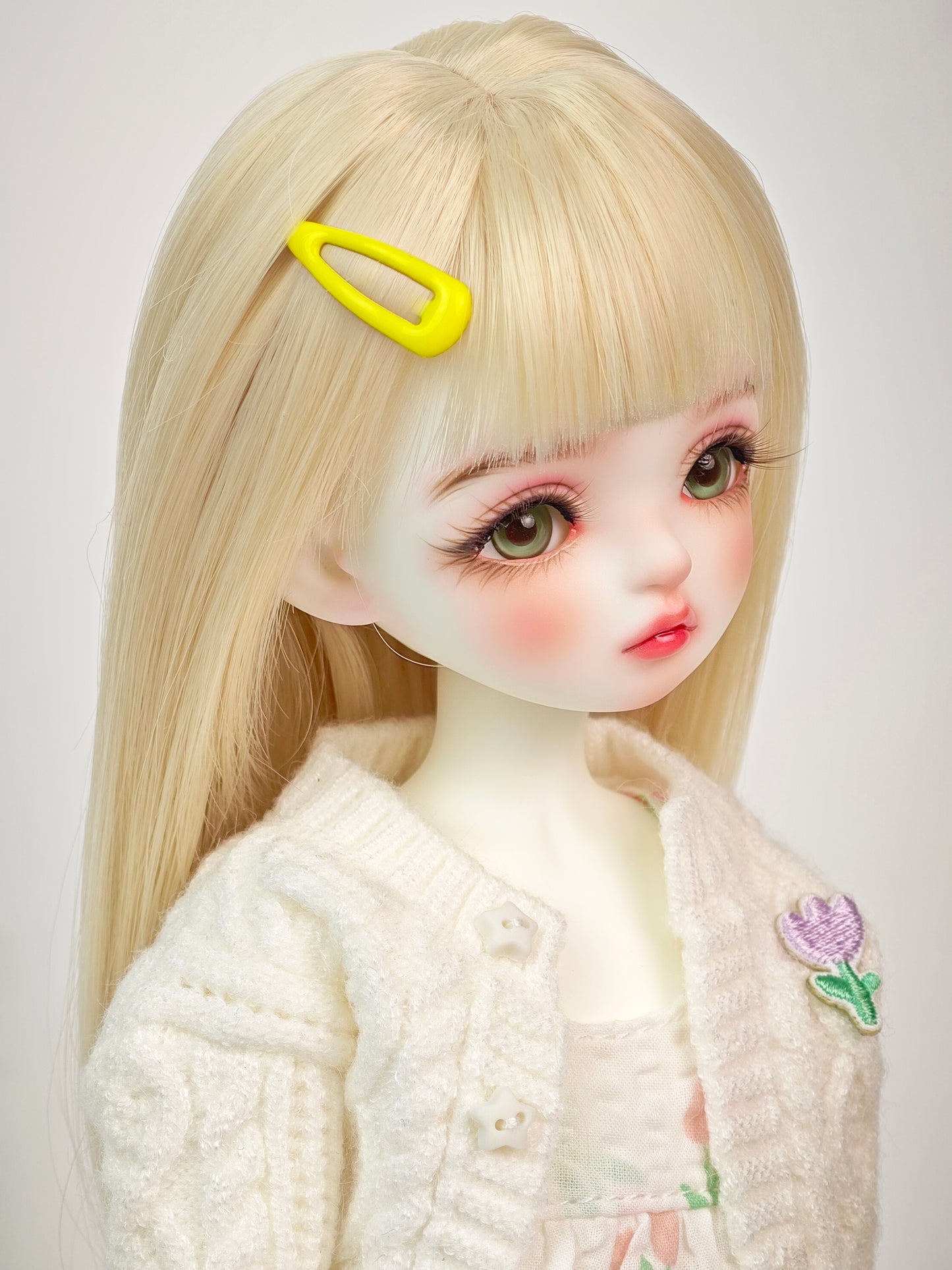 1/6 girl doll Meng Meng in white skin with fullset