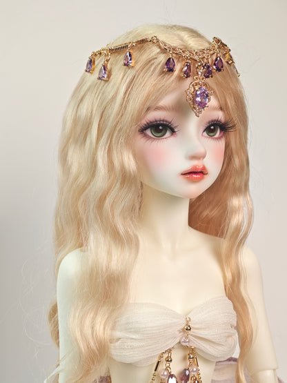 1/4 girl doll Mu Ran in white skin with fullset