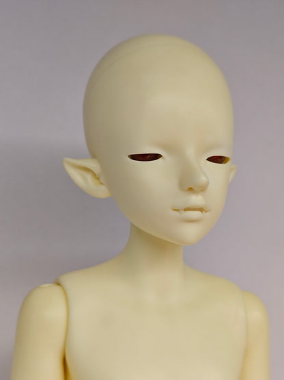 1/4 boy doll white skin with glass eyes