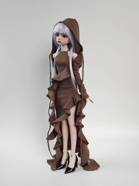 1/4 BJD Elaine in light purple Skin FullSet – Ready to Ship