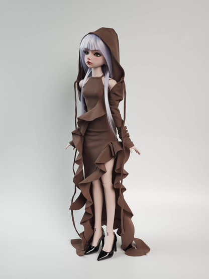 1/4 BJD Elaine in light purple Skin FullSet – Ready to Ship