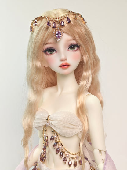 1/4 girl doll Mu Ran in white skin with fullset