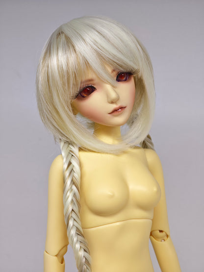 1/4 girl doll Ji in yellow skin with makeup and wig