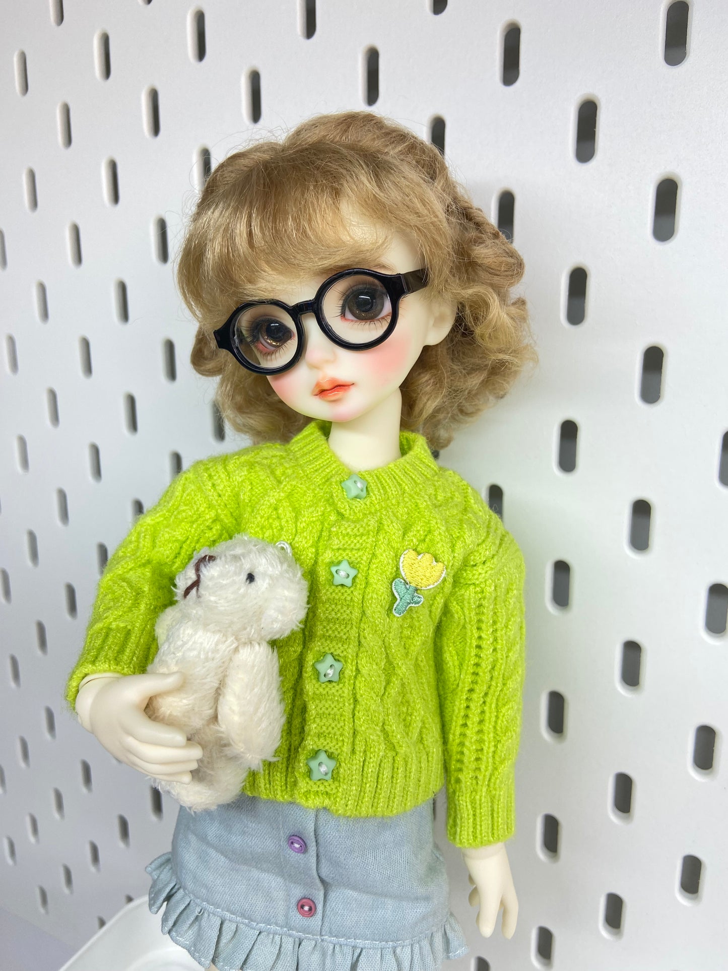 1/6 bjd doll Anna in normal skin with shown items