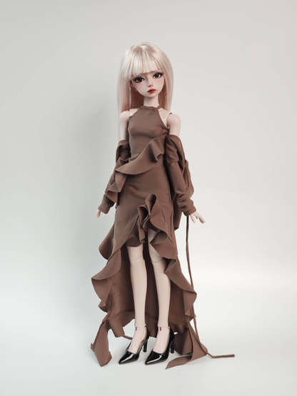 Elaine 1/4 BJD Doll – light purple Skin Fullset, In Stock
