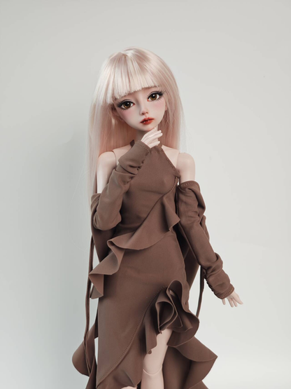 Elaine 1/4 BJD Doll – light purple Skin Fullset, In Stock