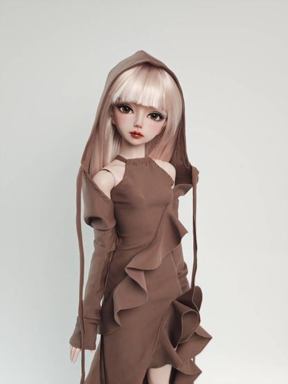 Elaine 1/4 BJD Doll – light purple Skin Fullset, In Stock