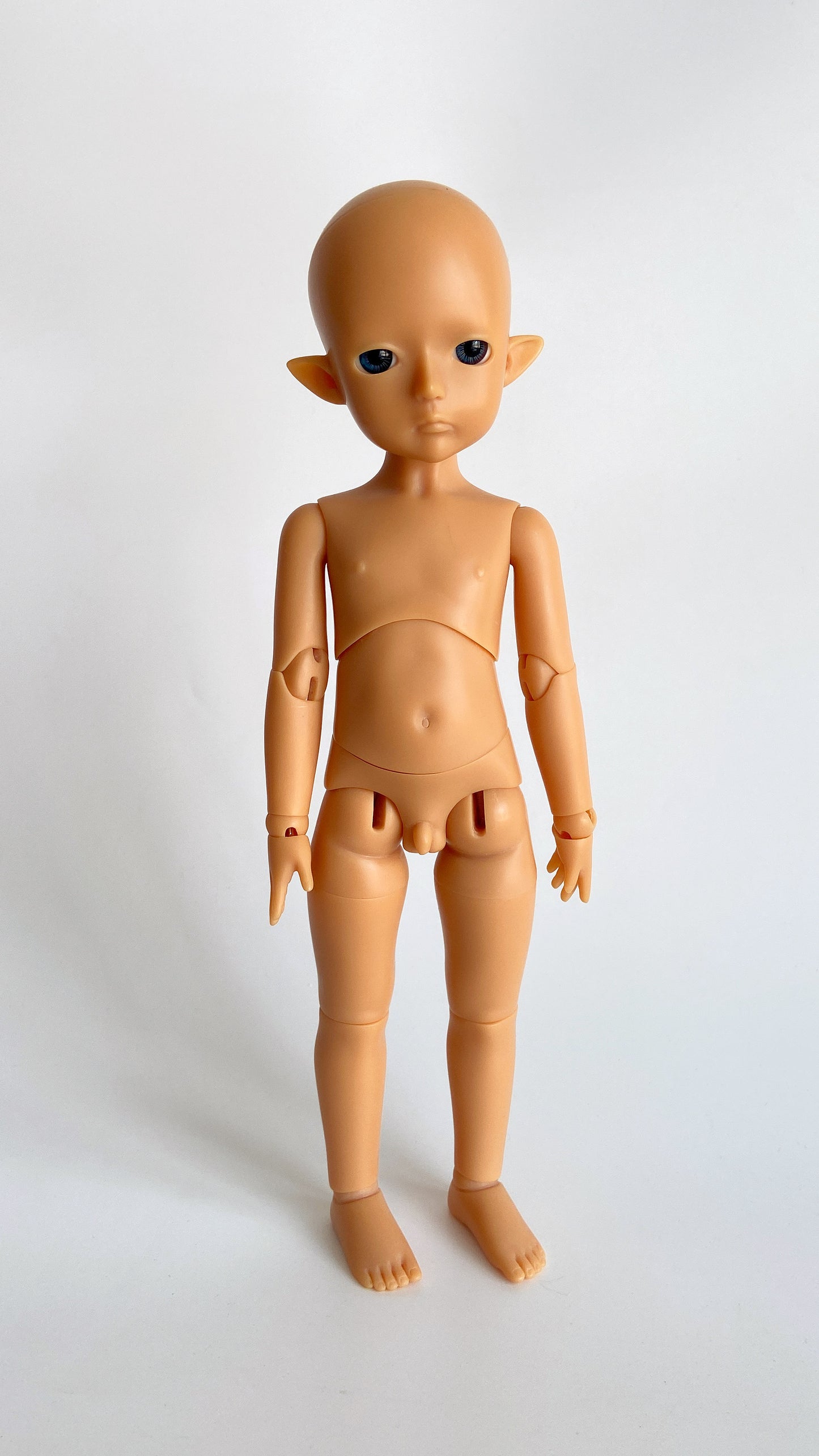 1/6 boy doll Ria in tan skin without makeup