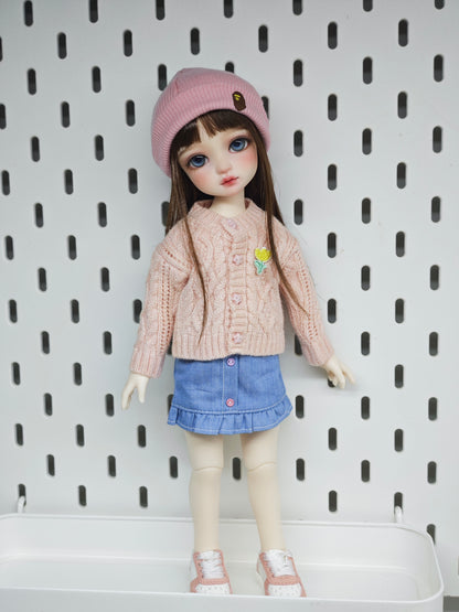 1/6 28cm girl doll Gloria in normal skin with makeup