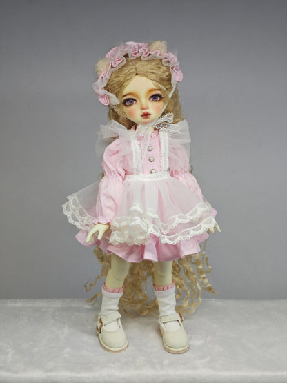 1/6 26cm girl doll Lotty in white skin with fullset one off